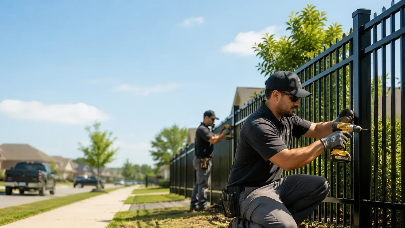 Metal Fence Installation in Caledonia, WI